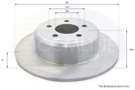 COMLI ADC2329 - COATED BRAKE DISC