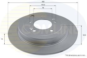 COMLI ADC2984 - COATED BRAKE DISC