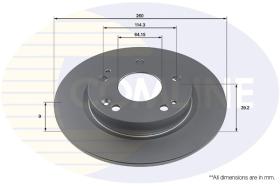 COMLI ADC4029 - COATED BRAKE DISC
