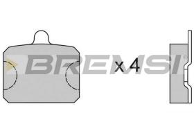 BREMS BP2126 - PASTILLA DE FRENO